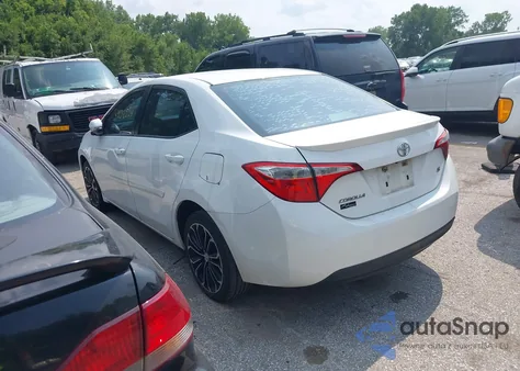 2014 Toyota Corolla S Plus from USA, damaged, VIN 5YFBURHE2EP158631